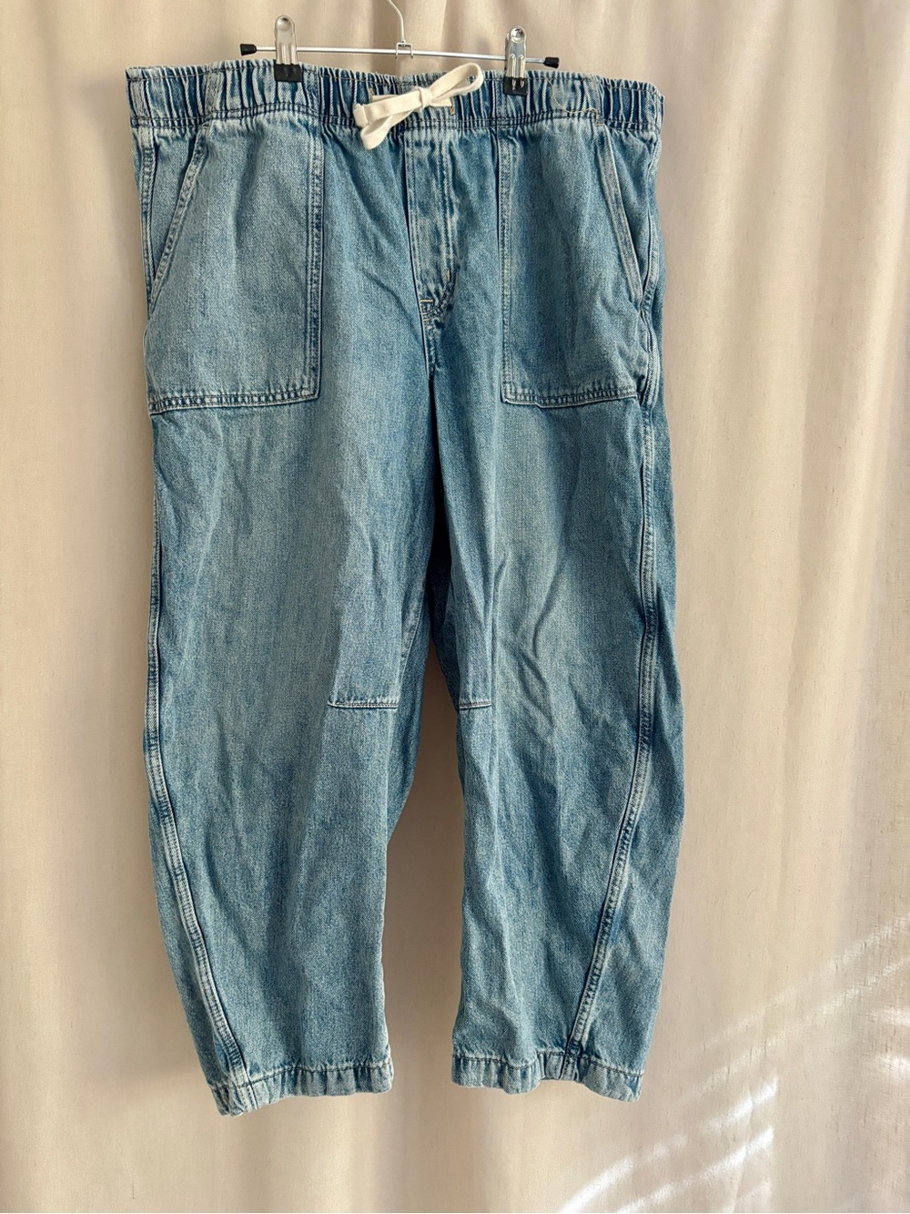 Gap Supersoft Pull-On Barrel Jeans — Size XL